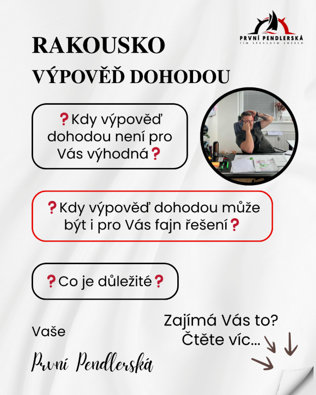 Rakousko - výpověď dohodou